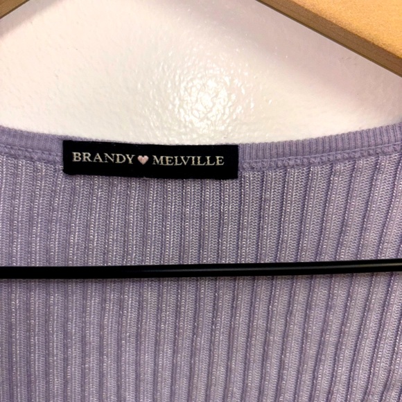 Purple Long Sleeve Brandy Melville - Picture 2 of 3